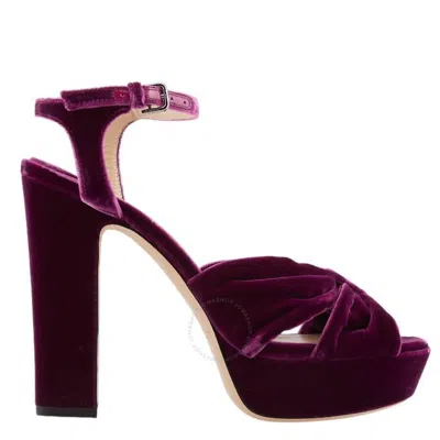 JIMMY CHOO JIMMY CHOO HELOISE 120 PLATFORM SANDALS