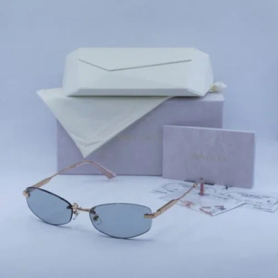 JIMMY CHOO JIMMY CHOO JC4013D 300887 ROSE GOLD/LIGHT GREY 57-17-140 SUNGLASSES