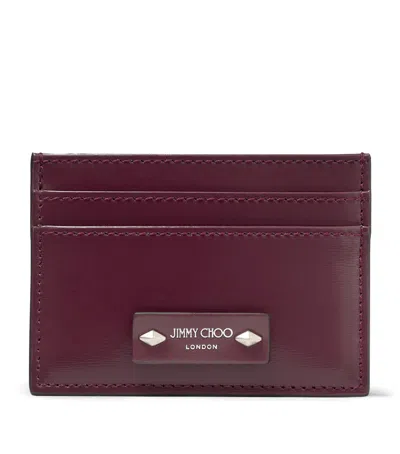 JIMMY CHOO LEATHER UMIKA CARD HOLDER