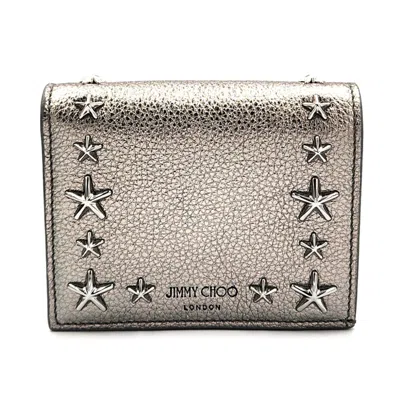 JIMMY CHOO LEATHER WALLET (BI-FOLD) (PRE-OWNED)