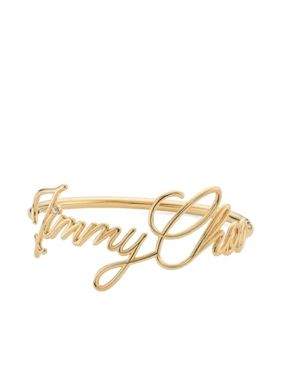 JIMMY CHOO LOGO SCRIPT BRACELET