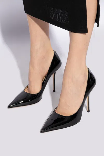 JIMMY CHOO JIMMY CHOO ‘LOVE’ STILETTO PUMPS WITH LOGO