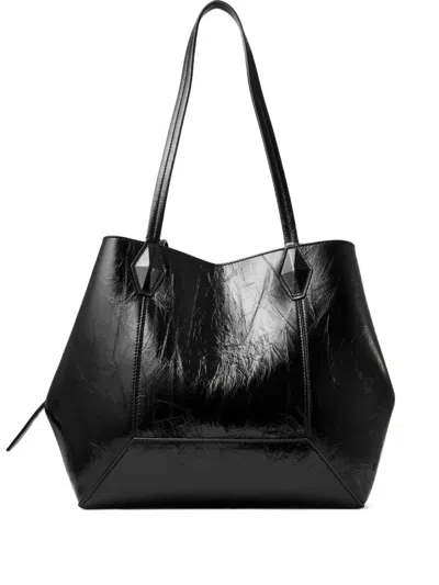 JIMMY CHOO MEDIUM DIAMOND TOTE BAG