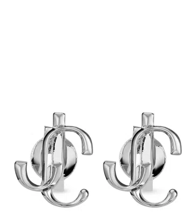 JIMMY CHOO JIMMY CHOO MONOGRAM STUD EARRINGS