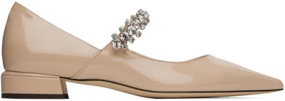 JIMMY CHOO PINK BING PUMP BALLERINA FLATS
