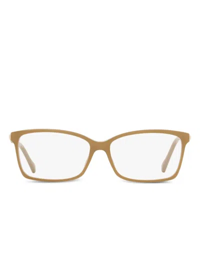 JIMMY CHOO RECTANGLE-FRAME GLASSES