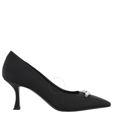 JIMMY CHOO JIMMY CHOO RYKER EMBELLISHED SATIN PUMPS