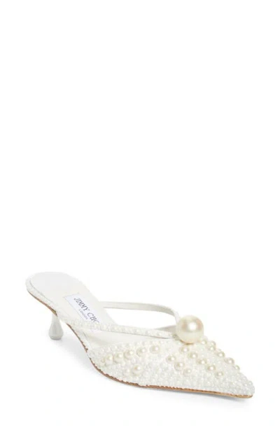 JIMMY CHOO JIMMY CHOO SANA EMBELLISHED MULE