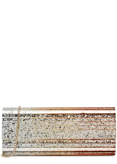 JIMMY CHOO JIMMY CHOO SWEETIE GLITTERED ACRYLIC CLUTCH