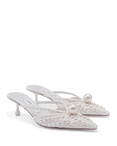 JIMMY CHOO WOMEN'S SANA 50 MULE PUMPS