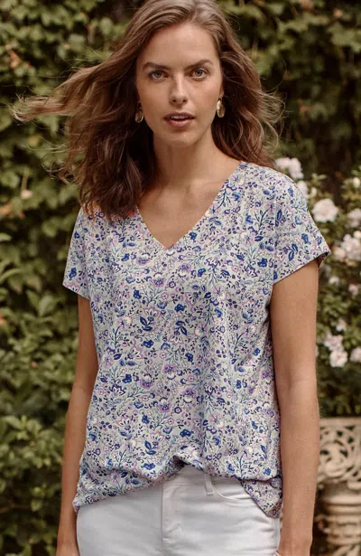 JJILL J.JILL LUXE SUPIMA® PLEAT-BACK TEE