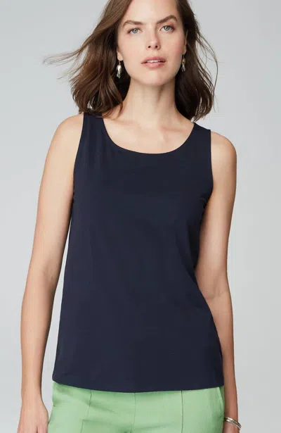 JJILL J.JILL PIMA-STRETCH KNIT TANK