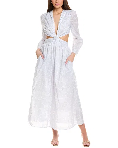 JL LUXE CUTOUT WAIST MAXI DRESS