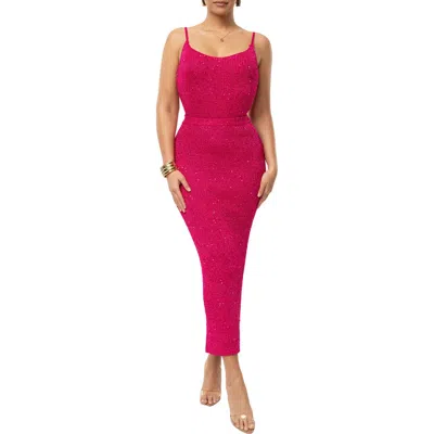 JLUXLABEL JLUXLABEL PALACE SEQUIN SLEEVELESS TOP & SKIRT