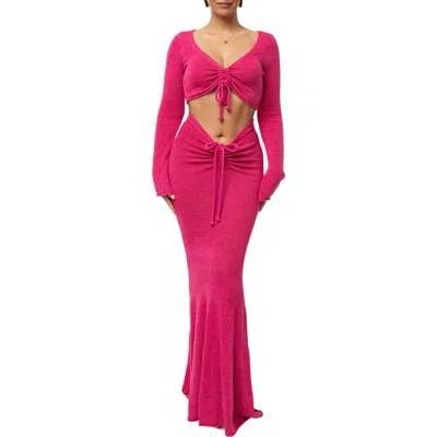 JLUXLABEL JLUXLABEL RESORT CROP TOP & SKIRT