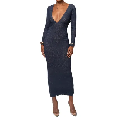 JLUXLABEL JLUXLABEL REUNITED LACE LONG SLEEVE MAXI DRESS