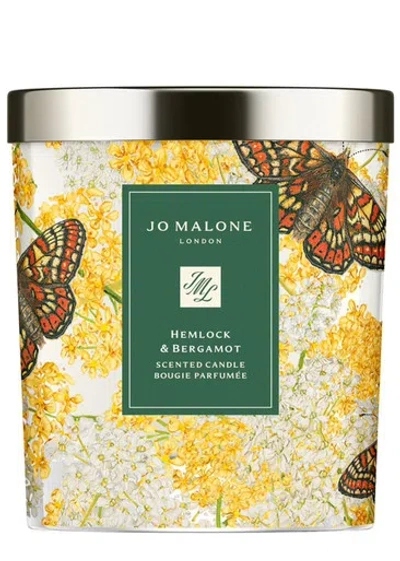 JO MALONE LONDON JO MALONE LONDON HEMLOCK & BERGAMOT CHARITY CANDLE, FRAGRANCE, FLORAL