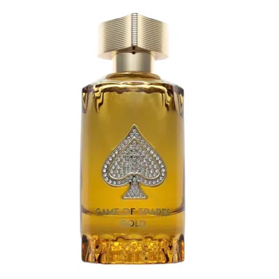 J.O. MILANO JO MILANO MEN'S GAME OF SPADES GOLD EDP SPRAY 3.4 OZ FRAGRANCES 850051043033