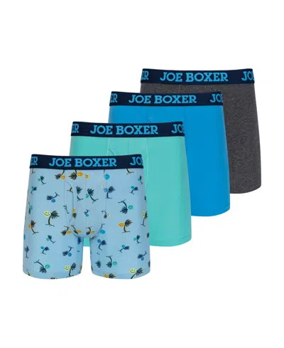 JOE BOXER MEN'S 4-PACK STRETCH BOXER BRIEF