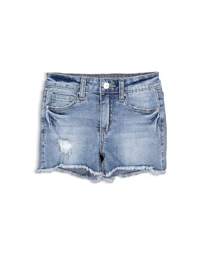 JOE'S JEANS JOES JEANS GIRLS' JESSIE LOOSE FIT ROCKER RIP & REPAIR DENIM SHORTS - BIG KID