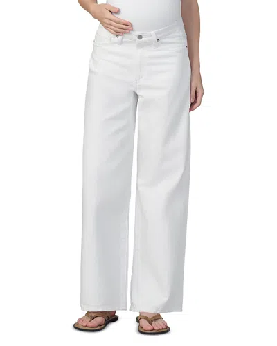 JOE'S JEANS THE RYAN MATERNITY WIDE LEG JEANS IN WHITE