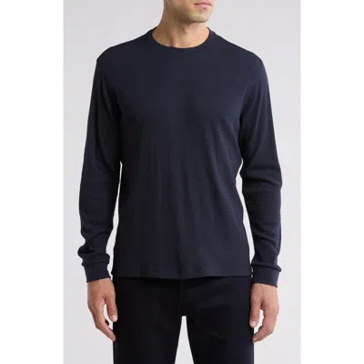JOE'S JOE'S CREWNECK WAFFLE KNIT LONG SLEEVE T-SHIRT