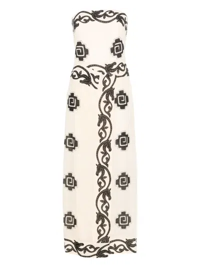 JOHANNA ORTIZ ANCIENT MIDI DRESS