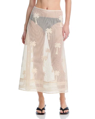 JOHANNA ORTIZ FAIR WINDS MESH COVER-UP SKIRT