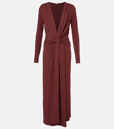 JOHANNA ORTIZ FINDING YOURSELF DRAPED JERSEY MAXI DRESS
