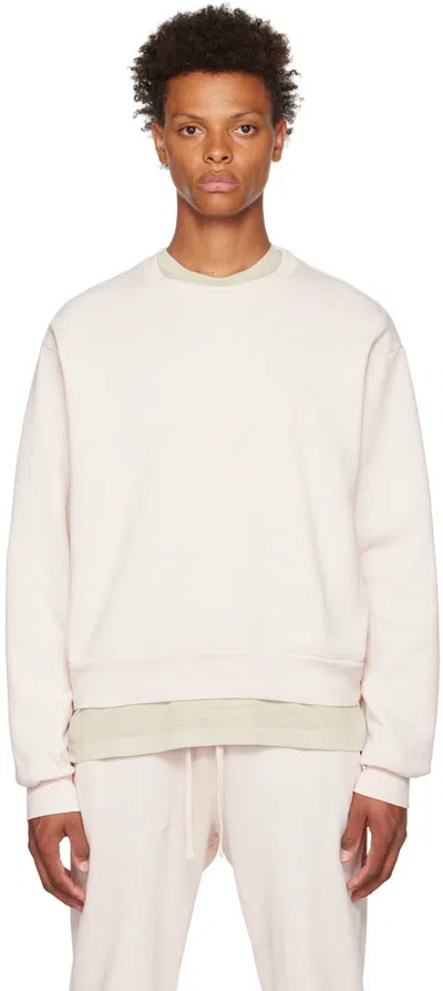 JOHN ELLIOTT PINK INTERVAL SWEATSHIRT