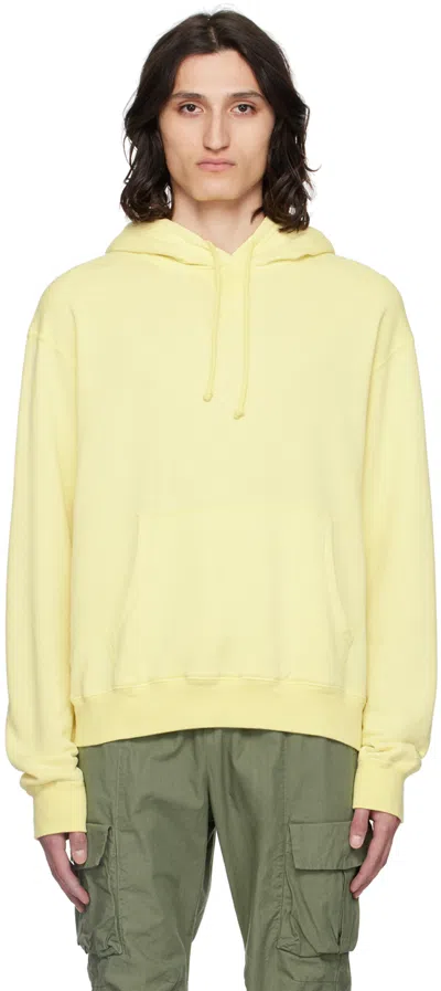 JOHN ELLIOTT YELLOW VINTAGE HOODIE