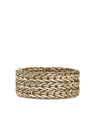 JOHN HARDY 14KT YELLOW GOLD RATA CHAIN RING