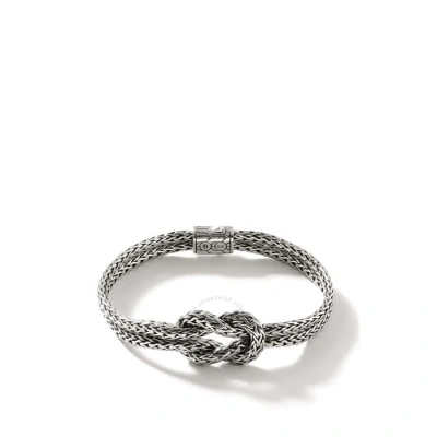 JOHN HARDY JOHN HARDY CLASSIC CHAIN SILVER MANAH 3.5MM SLIM CHAIN DOUBLE BRACELET - BU900989