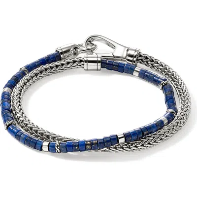 JOHN HARDY JOHN HARDY HEISHI CHAIN WRAP BRACELET