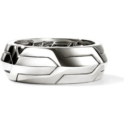 JOHN HARDY JOHN HARDY ICON 50 STERLING SILVER RING, 9MM