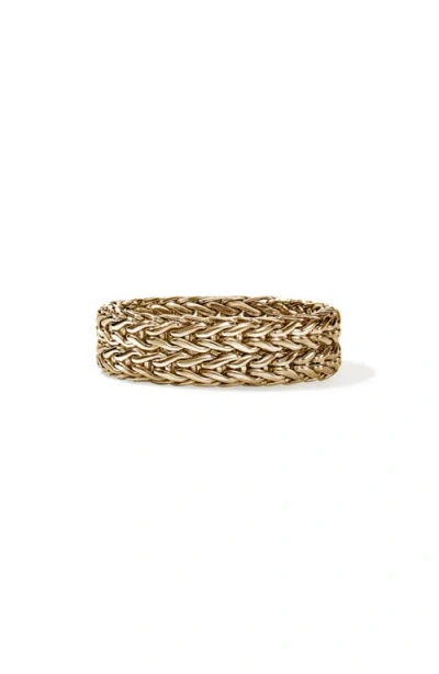 JOHN HARDY JOHN HARDY RATA 14K GOLD 6MM CHAIN BAND, 6MM