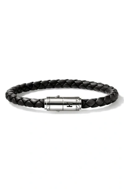 JOHN HARDY JOHN HARDY WOVEN LEATHER BRACELET