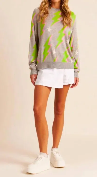 JOHN & JENN BOAZ SWEATER IN RAZZLE DAZZLE