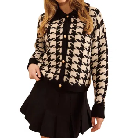 JOHN & JENN EDWARD CARDIGAN IN OXFORD EVENING