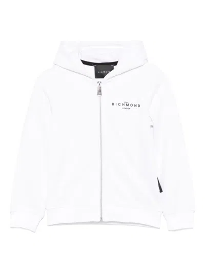 JOHN RICHMOND JUNIOR LOGO-APPLIQUÉ HOODIE