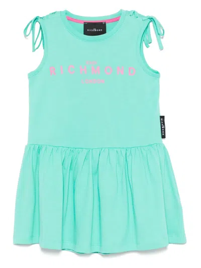JOHN RICHMOND JUNIOR LOGO-PRINT DRESS