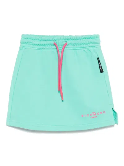 JOHN RICHMOND JUNIOR RUBBERISED-LOGO SKIRT