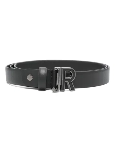 JOHN RICHMOND LOGO-BUCKLE BELT