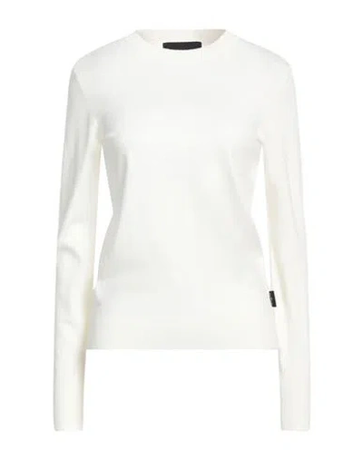 JOHN RICHMOND JOHN RICHMOND WOMAN SWEATER IVORY SIZE XL VISCOSE, POLYESTER, NYLON