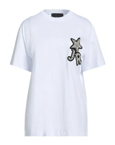 JOHN RICHMOND JOHN RICHMOND WOMAN T-SHIRT WHITE SIZE M COTTON