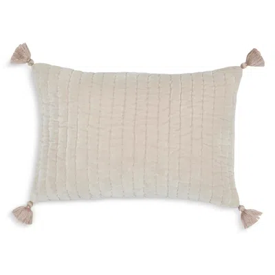 JOHN ROBSHAW VELVET SAND KIDNEY PILLOW