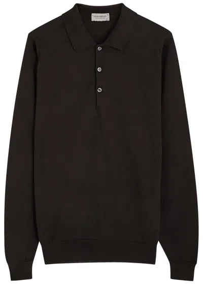 JOHN SMEDLEY JOHN SMEDLEY BELPER WOOL POLO SHIRT