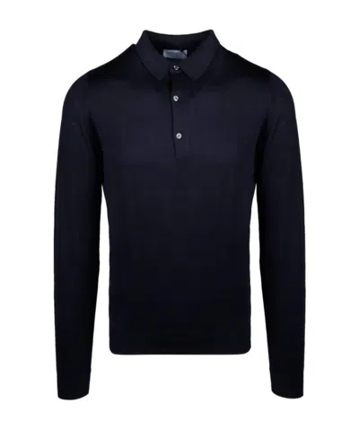 JOHN SMEDLEY JOHN SMEDLEY BRADWELL LONG SLEEVE POLO SHIRT