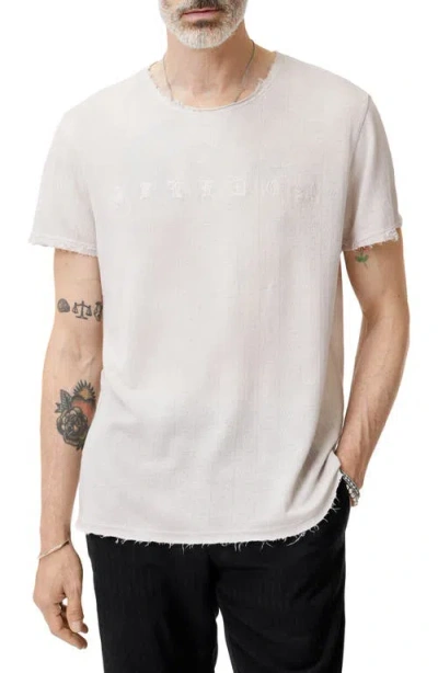 JOHN VARVATOS JOHN VARVATOS FREEDOM RAW EDGE T-SHIRT