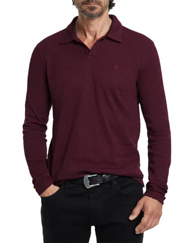 JOHN VARVATOS MORRIS TEXTURE POLO SHIRT
